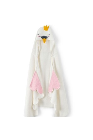 Kuğu figürlü havlu panço - Havlu Denizi Ev Tekstil Ürünleri