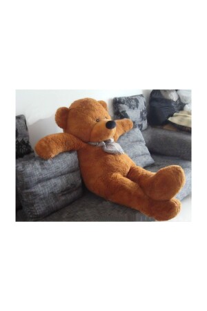 Kuki Toy 140 cm großer dunkelbrauner Plüschbär 8681719208349 - 3