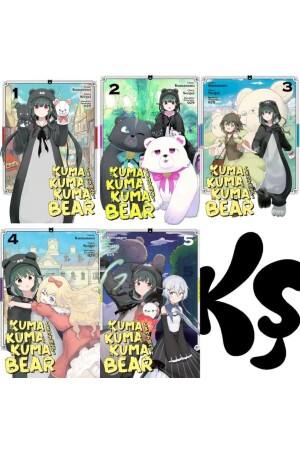 Kuma Kuma Kuma Bear 1-2-3-4-5 manga seti - Kayıp Kıta Yayınları