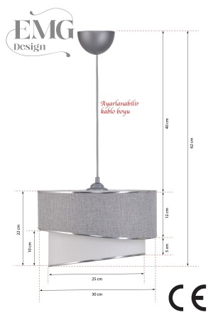 Kumaş Galaksi Modern Pasta Avize Yatak Odası Çocuk Odası - 3