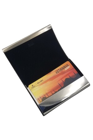 Kunstleder-Samt-Innenbeschichtung, Metall-Kartenhalter, Visitenkartenhalter SDF2456K - 2
