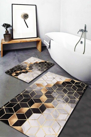 مجموعة ملونة من 2 (60x100/40x60) - Wlly122 WLLY-BNY0122 - WOOLLY HOME COLLECTİON