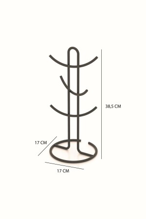 KUPA FİNCAN ASKISI MAT SİYAH MG303 - 5