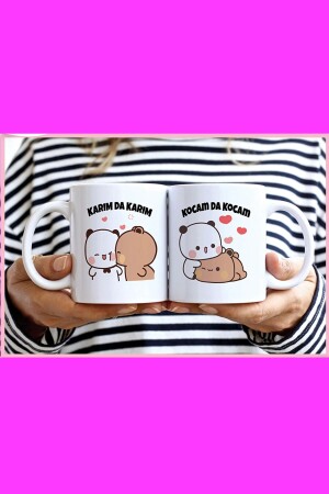 (منز) زوجتي زوجتي زوجي مكتوب كوب مزدوج كوب كوب كوب كوب - Tosia Store