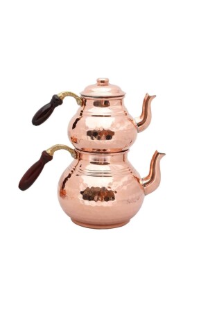 Kupfer-Teekanne, großes Kupfer-Teekannen-Set bkrcydnl213 - 1