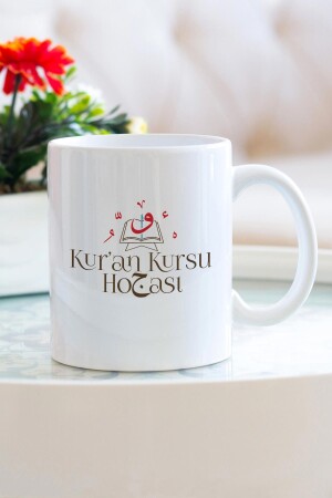 Kur'an Kursu Hocası Baskılı Kupa- Porselen Ve Kulplu Bardak- Hediyelik Kupa - Meadgo
