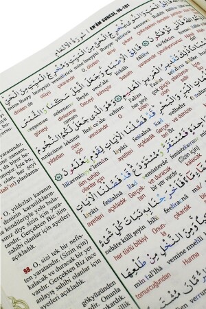 Kuranı Kerim 7 Özellikli Arapça Satır Arası Türkçe Okunuş Kelime Anlamı Meal Tecvidli Rahle Boy KRN-7-RHL - 3