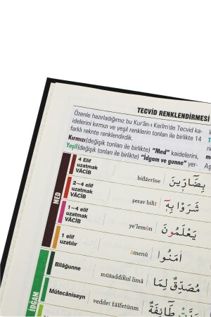 Kuranı Kerim 7 Özellikli Arapça Satır Arası Türkçe Okunuş Kelime Anlamı Meal Tecvidli Rahle Boy KRN-7-RHL - 5