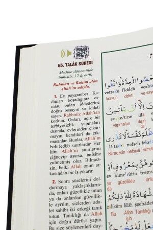 Kuranı Kerim 7 Özellikli Arapça Satır Arası Türkçe Okunuş Kelime Anlamı Meal Tecvidli Rahle Boy KRN-7-RHL - 6