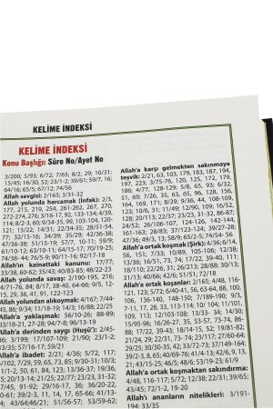 Kuranı Kerim 7 Özellikli Arapça Satır Arası Türkçe Okunuş Kelime Anlamı Meal Tecvidli Rahle Boy KRN-7-RHL - 9