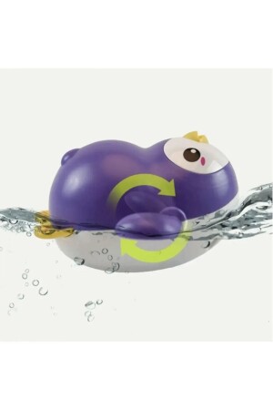 Kurmalı Bebek Banyo Oyuncağı Banyo Küvet Havuz Deniz de Kuş Yüzen Oyuncak - 1