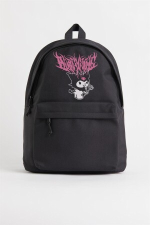 Kuromi Rosa bedruckter Unisex-Rucksack - 3