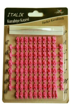 Kursiver Keks- und Zuckerteig-Schreibstempel mit türkischen Schriftzeichen - 4