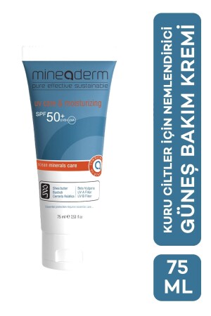 Feuchtigkeitsspendende Sonnencreme für trockene Haut / UV-Pflege- und Feuchtigkeitscreme Spf50+ 8680525350136 - mineaderm