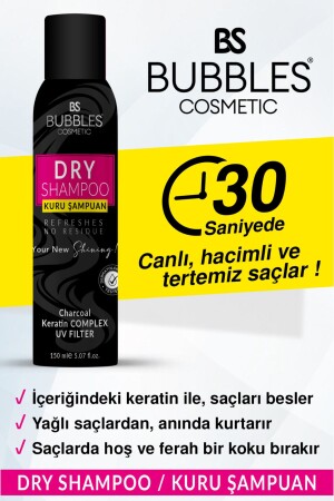 Kuru Şampuan Ekstra Hacim Verici Volumizer Keratin Complex 150ml Unisex Dry Shampoo - 3