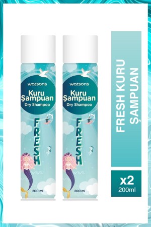 Kuru Şampuan Fresh 200 ml 2 Adet - 1