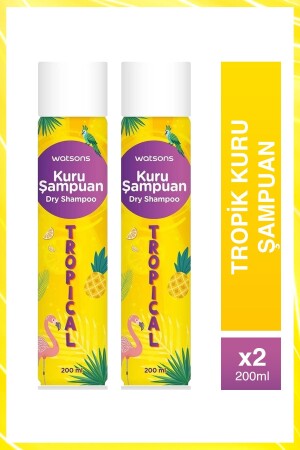 Kuru Şampuan Tropik 200 ml 2 Adet - 1