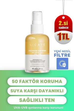 Kuru Ve Hassas Ciltler Için Iki Aşamalı-su Bazlı Ve Suya Dayanıklı Güneş Kremi 100ml - 3