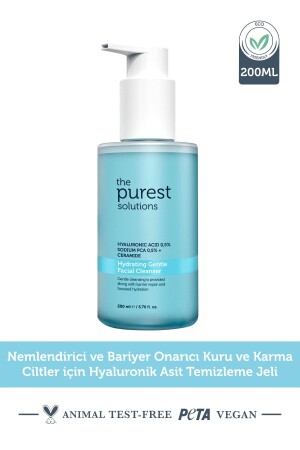 Kuru ve Karma Ciltler için Nemlendirici ve Bariyer Onarıcı Temizleme Jeli 200 ml - 1