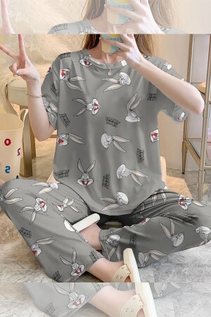 Kurzarm-Pyjama-Set Bugs Bunny Supersoft Basic Jersey - 1