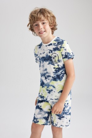 Kurzarm-Pyjama-Set für Jungen mit Tarnmuster, A2488A823SM - 3