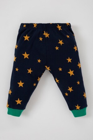 Kurzarm-Pyjama-Set mit gemustertem Rippstrick für Babys (Jungen) Z4275A223SP - 4