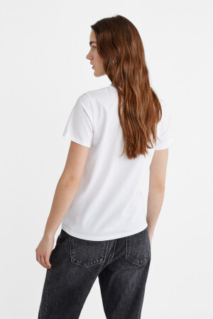 Kurzärmliges Basic-T-Shirt - 3