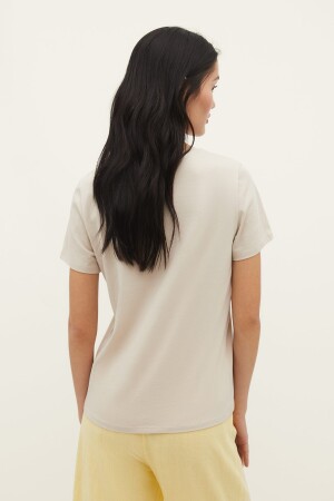 Kurzärmliges Basic-T-Shirt - 3