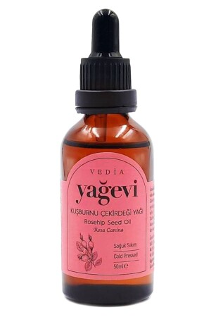 Kuşburnu Çekirdeği Yağı 50 ml - Saf Soğuk Sıkım Kuşburnu Çekirdeği Yağı - 1