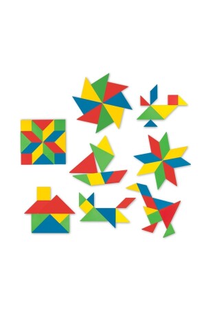 Kutu Oyunları 03698 Dede, Tangram 28 Parça Yapboz Eyitiçi Oyuncak Oyun GÇ5589.190 - 3