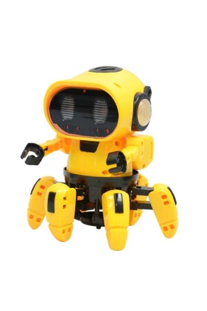 Kutulu Pilli Sesli Hareketli Robot - Kendi Etrafında Döner Yürür 6920190722183 - 3