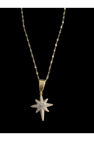 Kuzey yıldızı Çelik kolye portakal Çiçeği yağı hediyeli - Bircan Yıldırım Niyet Bulutları