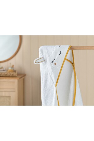 Kuzu Pamuk Bebe Havlu 75x75 Cm Hardal 10039317 - English Home