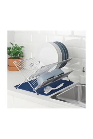 Kvot faltbarer Geschirrkorb aus verzinktem Stahl BRBN-KVOT-DISH RACK - 2