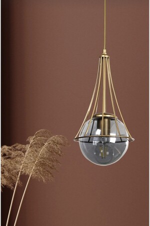 منز لوبو واحد الشنارة القديمة - زجاجات الكهرباء المدخنة L1 - VEDA AVİZE