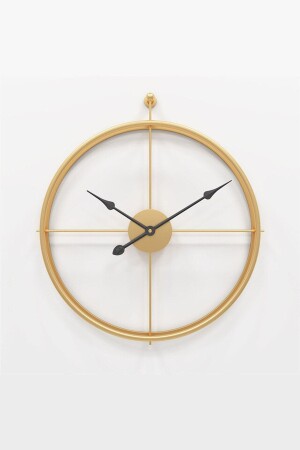 La Clock 60 Cm Gold- Modern Dekoratif Ispanyol Tarzı Duvar Saat - 7