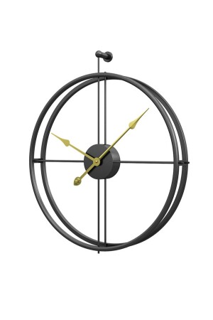 La Clock Xxl 90 cm Schwarz - Moderne dekorative Wanduhr im spanischen Stil - 9