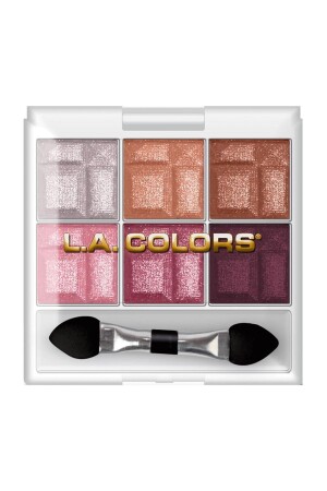 La Colors 6-Farben-Lidschattenpalette Delicate - 1