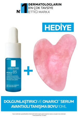 La Roche-posay Hyalu B5 aufpolsterndes Serum 10 ml Meet Size + Gua Sha Stone Geschenk! - 1