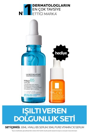 Işıltı Veren Dolgunluk Seti: Hyalu B5 Serum 30 Ml&c Vitamini Serum 10 ml LRP20220014 - 3