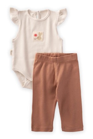 Label Detaillierter Cord-Body, 0–3 Jahre, Hellbeige - 1