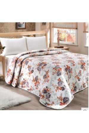 Lacasa Lüks Vizon Battal Boy 1080 Gri Battaniye 200x240 &hem Battaniye & Hem Yatak Örtüsü& - Mink