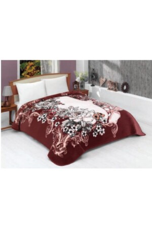 Lacasa Lüks Vizon Battal Boy Battaniye 200x240 &hem Battaniye & Hem Yatak Örtüsü& - Mink