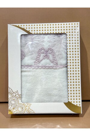 Laced Gift Dowry 50x90 Velvet Hand- und Face Towel PVC*BUTTERFLY - 2