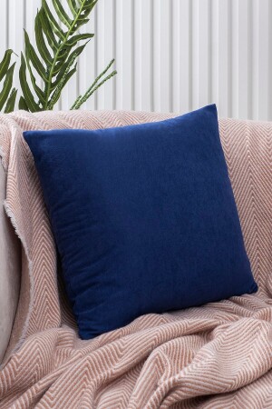 Lacivert Kırlent Kılıfı Dekoratif Düz Sade Punch Panoroma-355 - Özenev