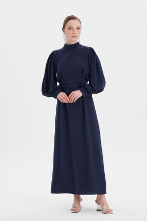 Lacivert Nora Elbise - Birgül Bektaş