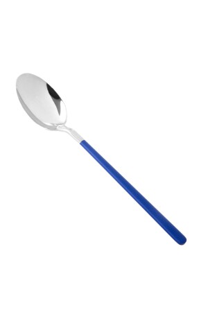 Lackblau glänzendes 24-teiliges Dessertgabel-Löffel-Messer-Set für 6 Personen 500. 01. 01. 8133 - 5