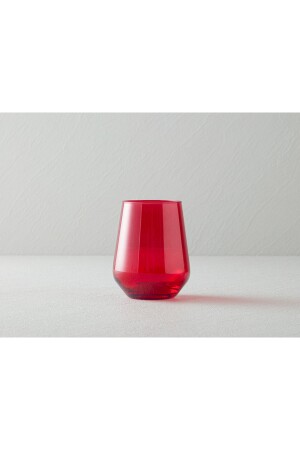 Lacy Glass 3-teiliges Softdrinkglas Rot - 4