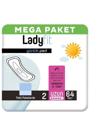 Ladyfit Daily Pads Lang 64 Stk - 1