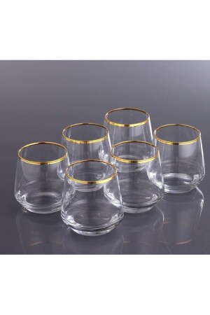 Lal 6-teiliges vergoldetes Kaffeetassen-Set, Lava-Gold, vergoldetes Mini-Sorbet-Tassen-Set, 90 cm³, ZYV-CS100A - Zeyve